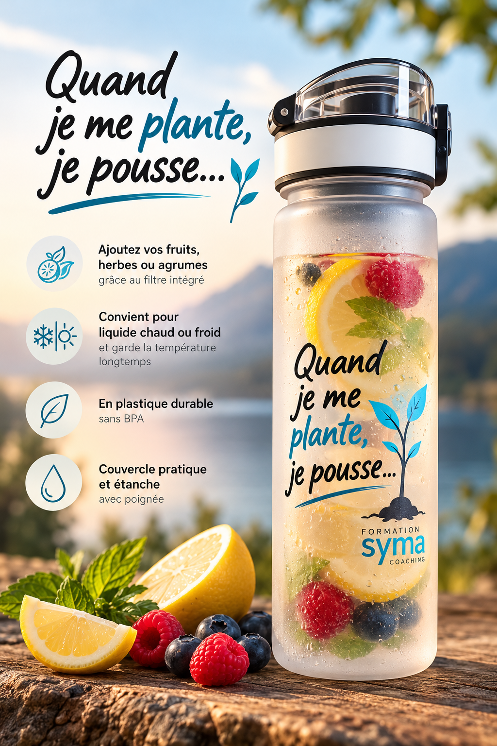 Gourde SYMA – « Quand je me plante, je pousse… » 🌱